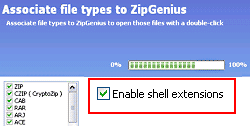 Enable shell extension support Enable shell extension support