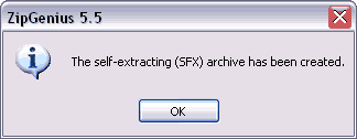 Your EXE is created Your EXE is created