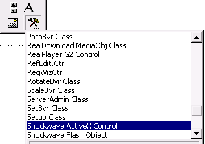 The Shockwave ActiveX Control