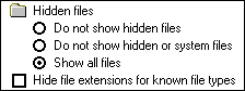 View Hidden Folders 