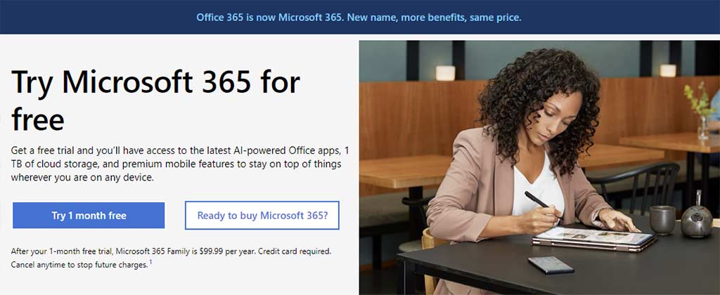 Download Office 365 for 30 Days Trial
