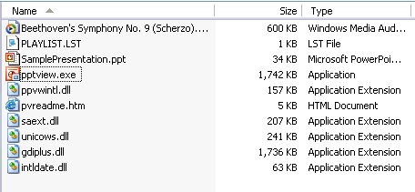 Folder structure