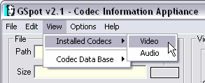 GSpot Codec Information Appliance
