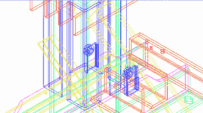 DWG file zoomed in