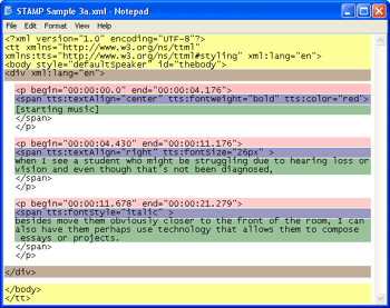 Learn PowerPoint 2010: TTML XML Files for the STAMP Add-in in PowerPoint