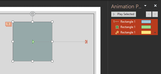 You can add multiple animations to the same object in PowerPoint
