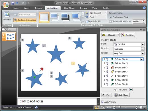 Animation Speed in PowerPoint 2007, 2003, and 2002 for Windows Animation Speed in PowerPoint 2007, 2003, and 2002 for Windows