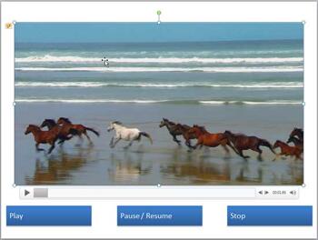Learn PowerPoint 2010 for Windows: Add Trigger for Sound and Movie Actions