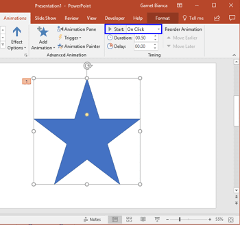 Animation Events in PowerPoint 2016 for Windows