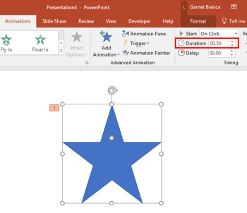 Animation Speed in PowerPoint 2016 for Windows