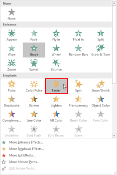 Change Animations in PowerPoint 2016 for Windows