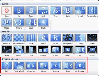 Learn PowerPoint 2011 for Mac: Dynamic Content Transitions