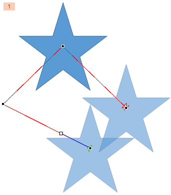 Starting and End points of the opened motion path repositioned