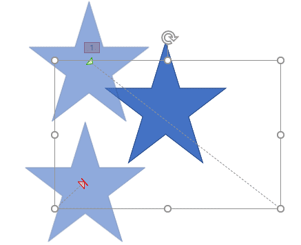 Starting and End points of the opened motion path repositioned