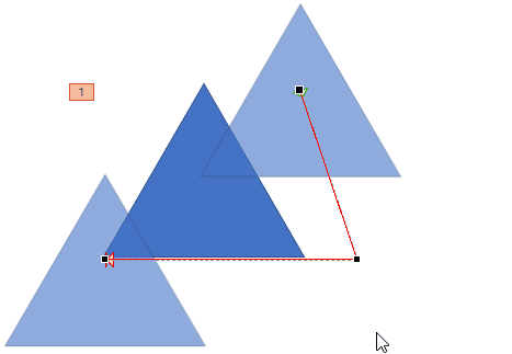 Selected segment deleted from the motion path Selected segment deleted from the motion path
