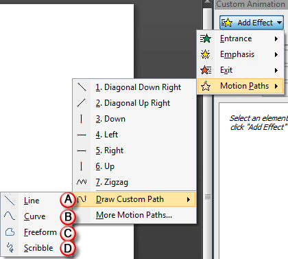 Draw Custom Path Draw Custom Path
