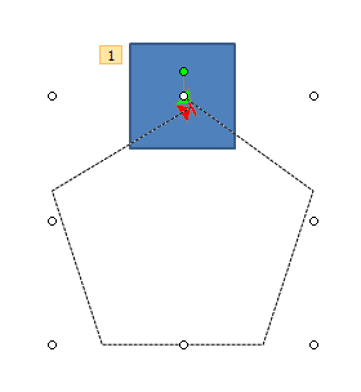 Red and Green arrows heads