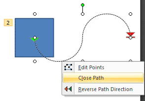 Close Path option