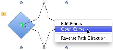 Open Path option selected Open Path option selected