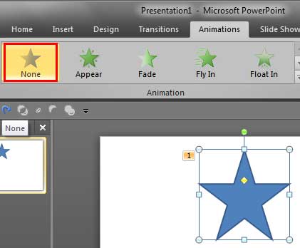 Remove Animations in PowerPoint 2010 for Windows Remove Animations in PowerPoint 2010 for Windows