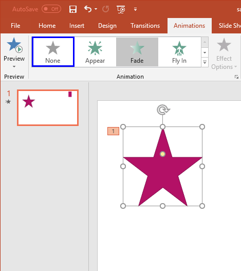 Remove Animations in PowerPoint 2016 for Windows Remove Animations in PowerPoint 2016 for Windows