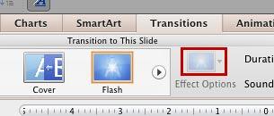 Effect Options button grayed out Effect Options button grayed out