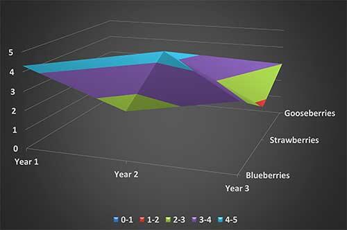 3-D surface chart subtype in PowerPoint