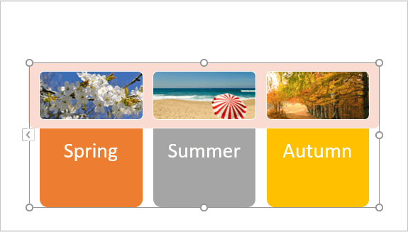 Color changed for selected SmartArt graphic Color changed for selected SmartArt graphic