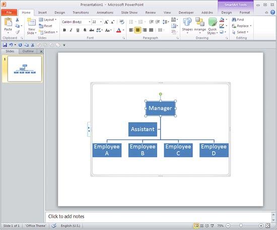 organization chart template powerpoint 2010