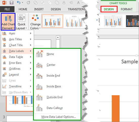 Data Labels sub-gallery