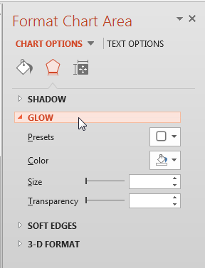 Glow Effect options