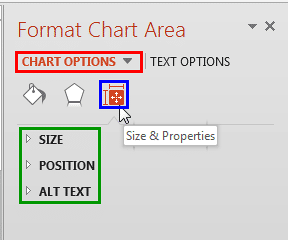 Format Chart Area Task Pane