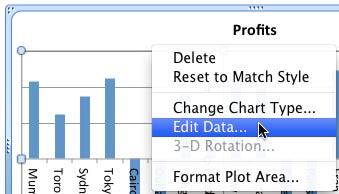 Select Edit Data option Select Edit Data option