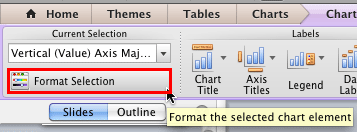 Format Selection button