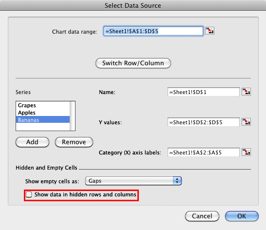 select data source powerpoint for mac