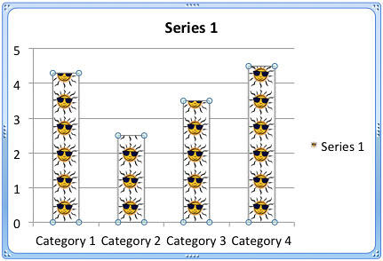 Picture inserted with Stack option selected Picture inserted with Stack option selected