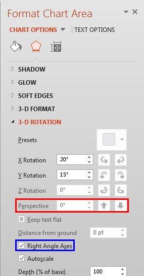 Perspective option greyed out