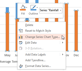 Change the Chart Type of selected Series
