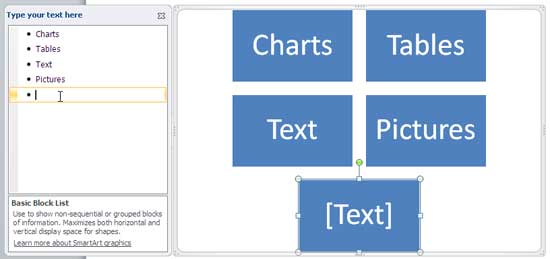 Add text in Text Pane