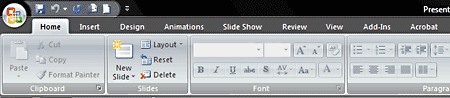 Ribbon and Tabs