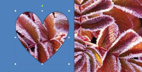 Shape with slide background fill showing slide background area below it Shape with slide background fill showing slide background area below it