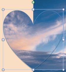 Shape with Slide background fill