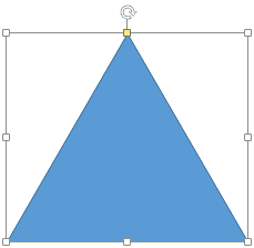 Default fill and outline in a blank presentation