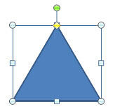Default fill and outline in a blank presentation