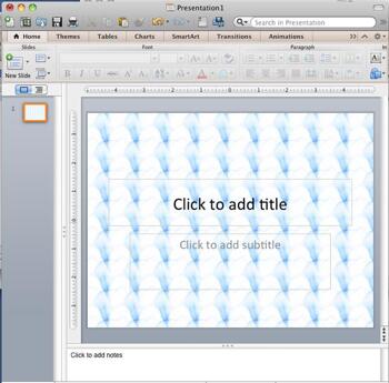 Learn PowerPoint 2011 for Mac: Using Custom Textures as Slide Backgrounds