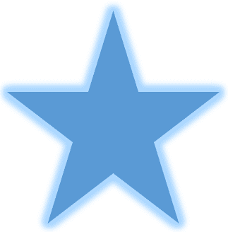 Glow effect applied to the Star shape