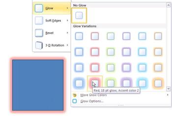 Learn PowerPoint 2010: Apply Glow Effects to Shapes in PowerPoint