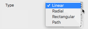 Type drop-down list