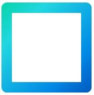 Gradient style applied to the Rectangle shape outline