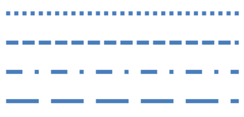 Formatting Line Dashes for Shapes in PowerPoint 2016 for Windows